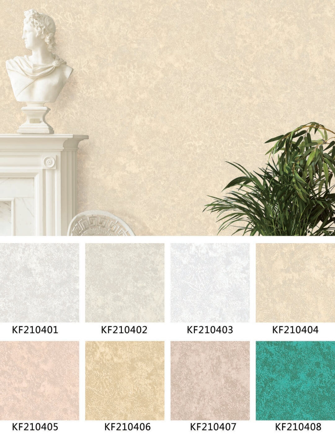 Heavy Embossed Italian Vinyl Wallpaper from China manufacturer Max