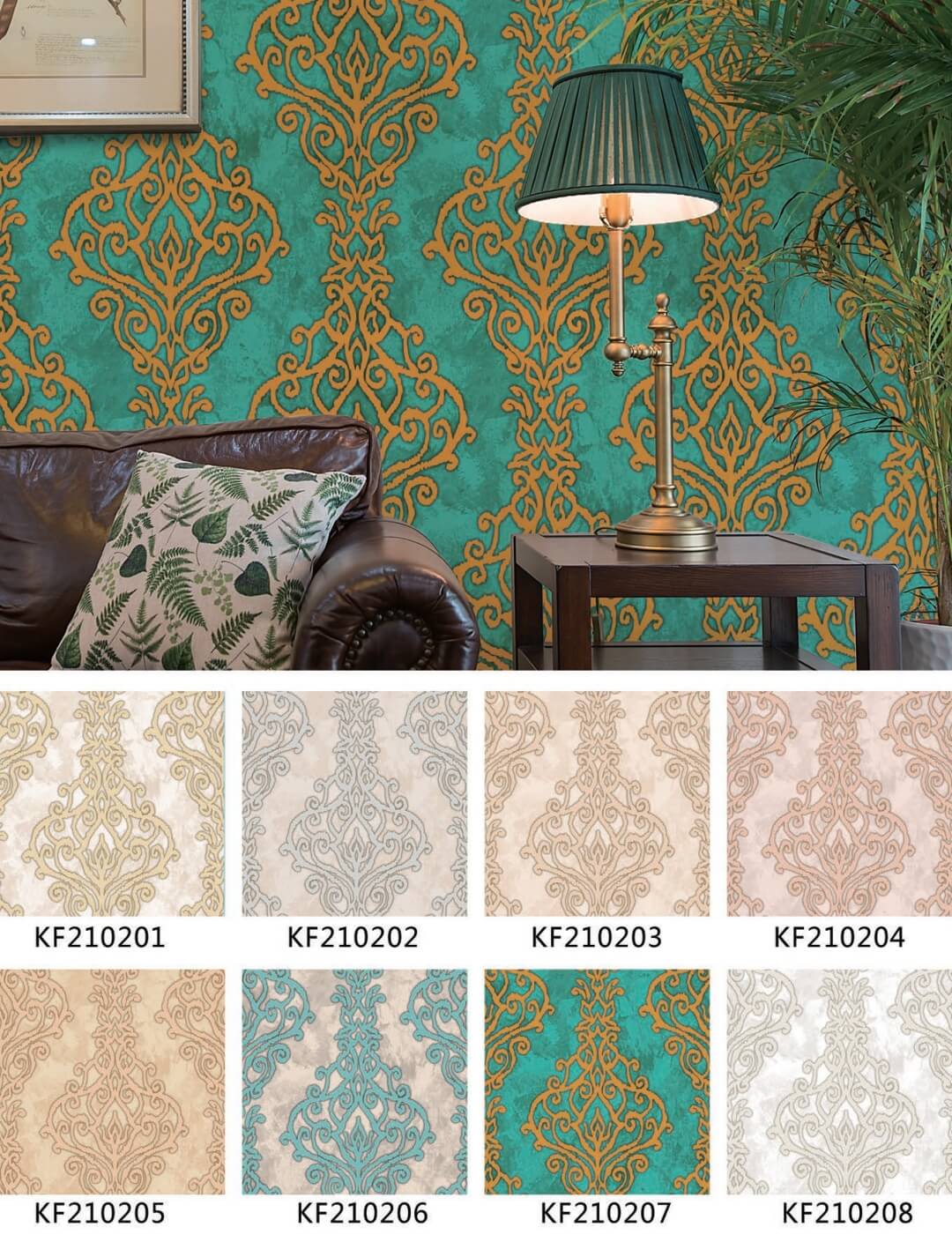 Heavy Embossed Italian Vinyl Wallpaper from China manufacturer Max