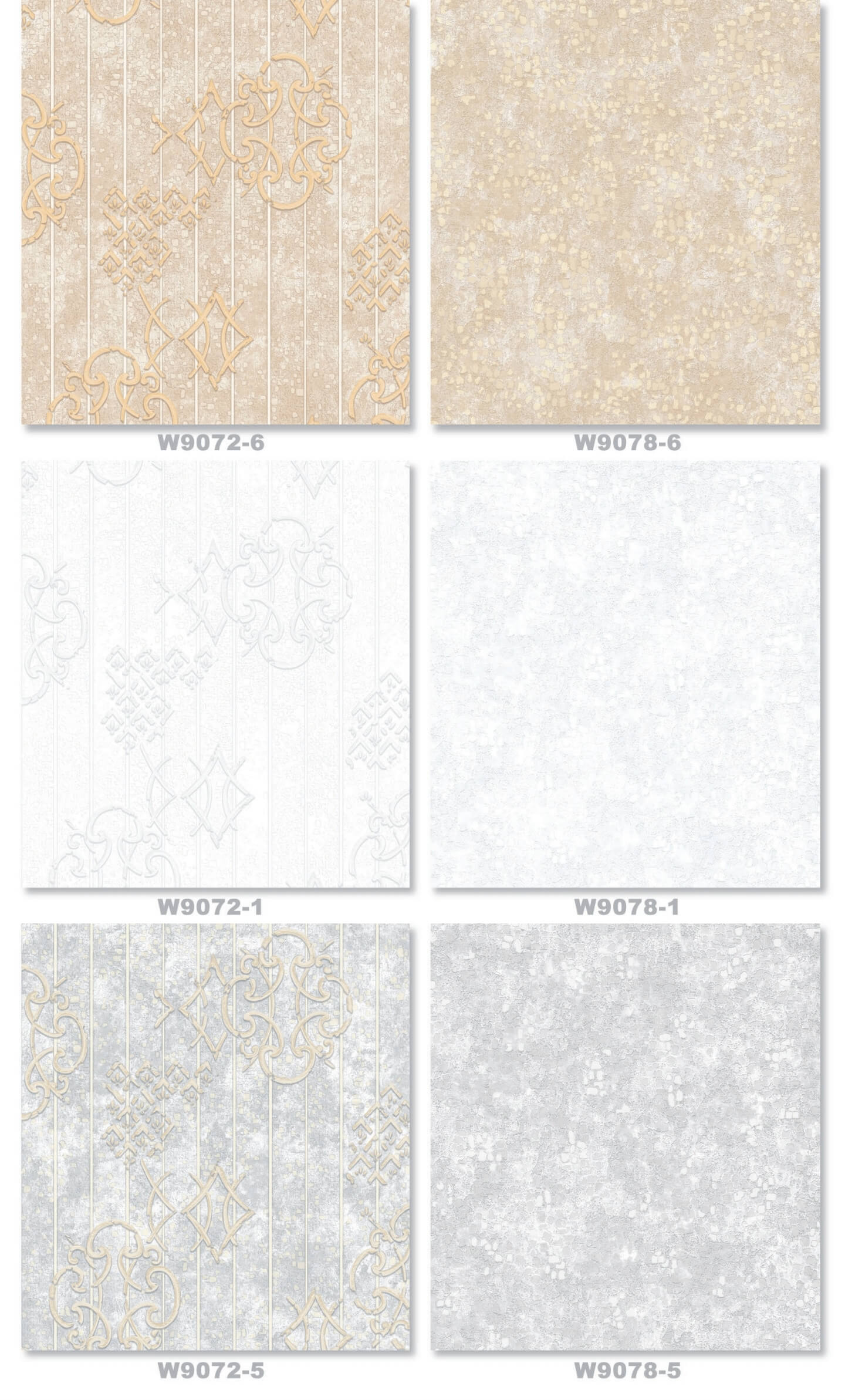 Orla Wave Glitter Textured Vinyl Luxury 3D Effect Wave Grey Wallpaper